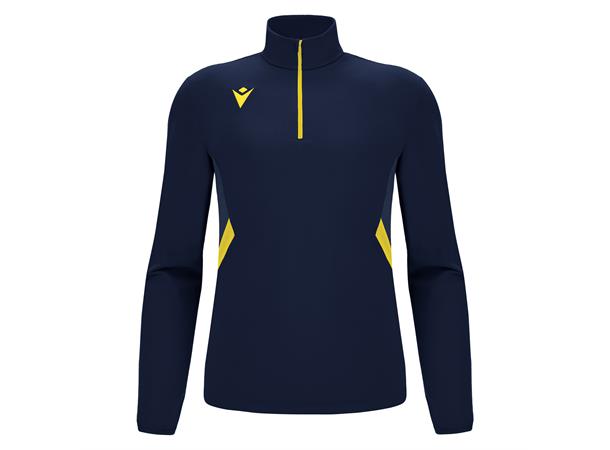 Piave 1/4 Zip Top NAV/YEL 3XS Teknisk treningsgenser - Unisex 