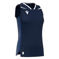 Lily Eco Sleeveless Shirt NAV/WHT M Teknisk kamp og treningsdrakt - Dame